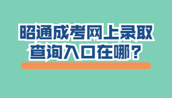 昭通成考網