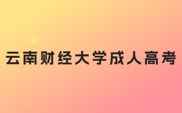 2024年云南財經(jīng)大學(xué)成考專升本各專業(yè)考試科目是什么？